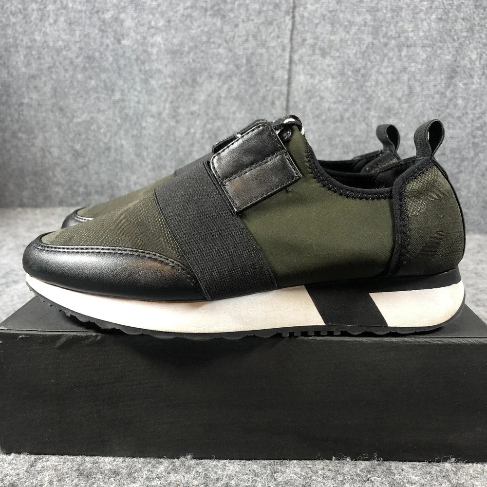 Steve Madden Shoes Mens Size‎ 7 M Green Camo Slip On Casual Comfort Sneakers